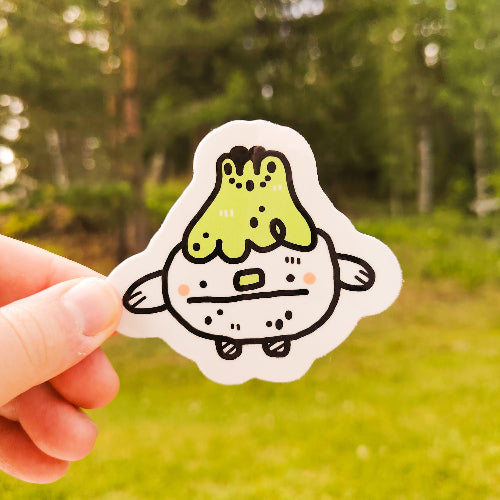 Ola-Olento - kasvitarra - vedenkestävä tarra