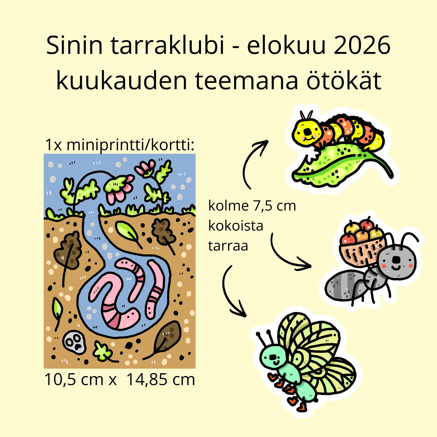 Sinin tarraklubi - kuukausittainen lähetys