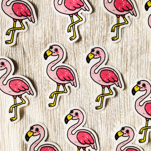 Frodo-Flamingo - flamingotarra - vedenkestävä vinyylitarra