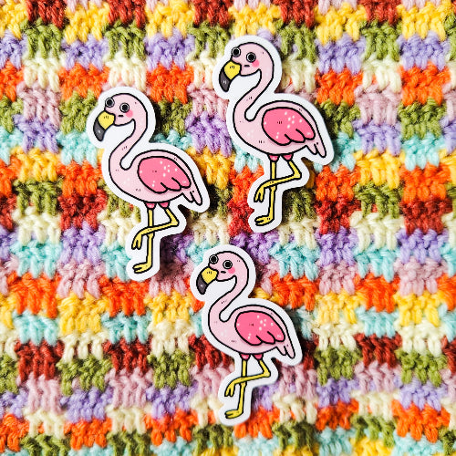 Frodo-Flamingo - flamingotarra - vedenkestävä vinyylitarra