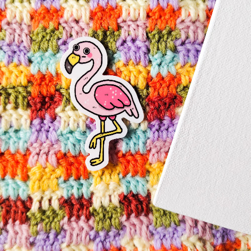 Frodo-Flamingo - flamingotarra - vedenkestävä vinyylitarra