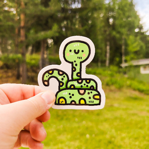 Kai-Käärme - käärmetarra - vedenkestävä tarra
