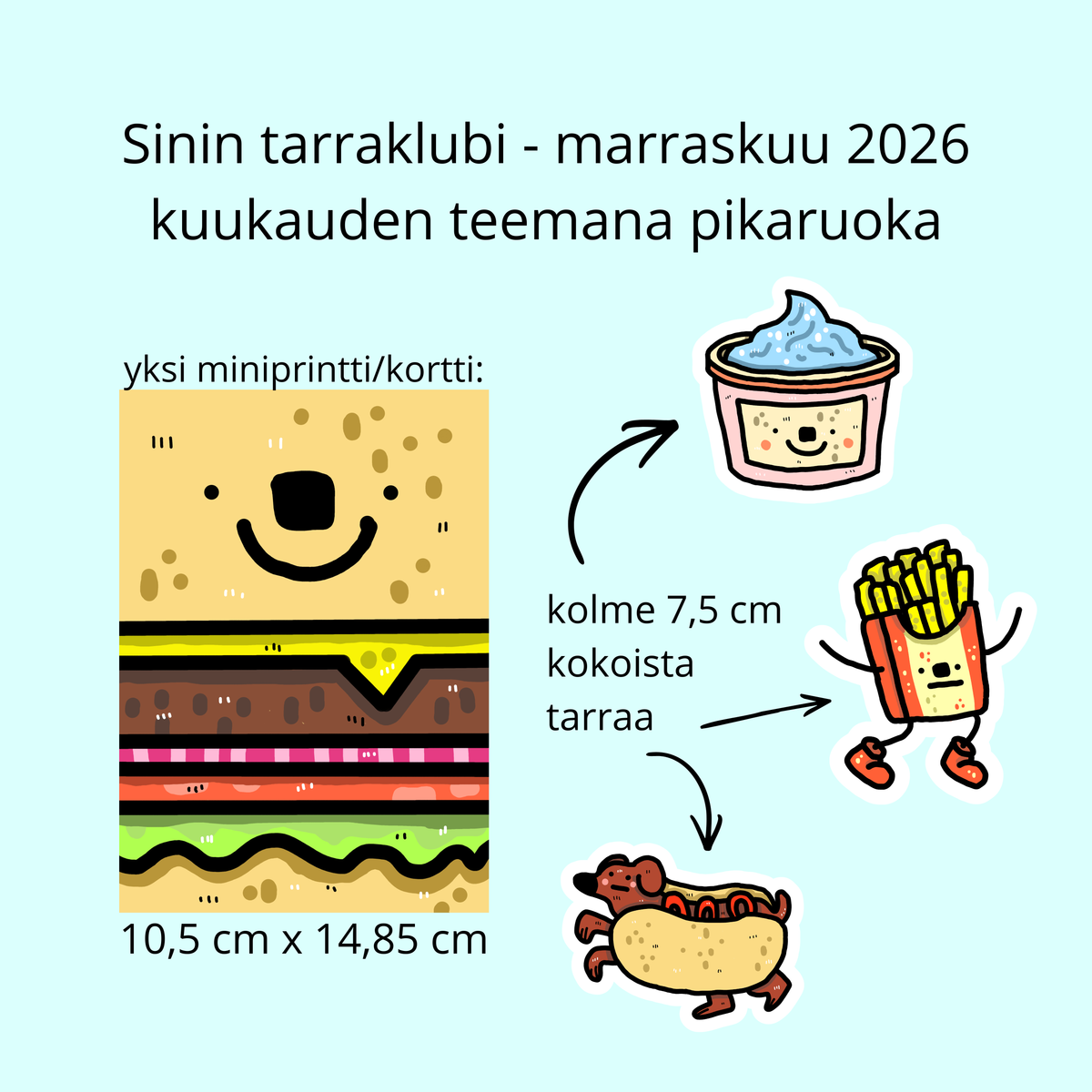 Sinin tarraklubi - kuukausittainen lähetys