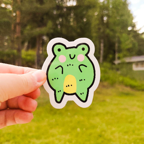 Siru-Sammakko - sammakkotarra - vedenkestävä tarra